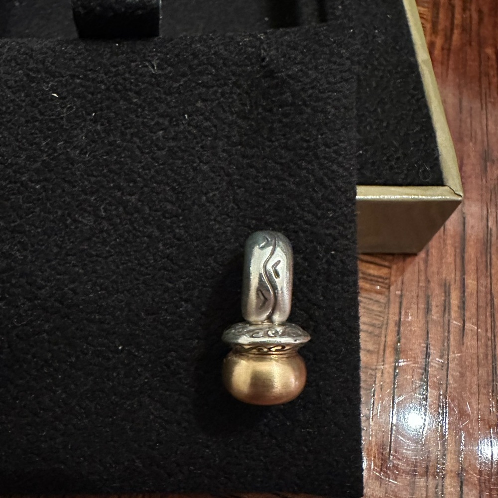 Brighton Two-Tone Post Earrings. - image 2